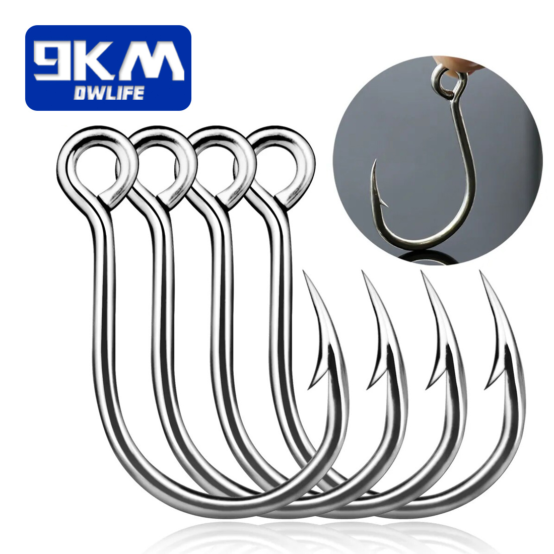 Fishing Hook Offset - 9KM Kait Pancing 25 Buah Kait