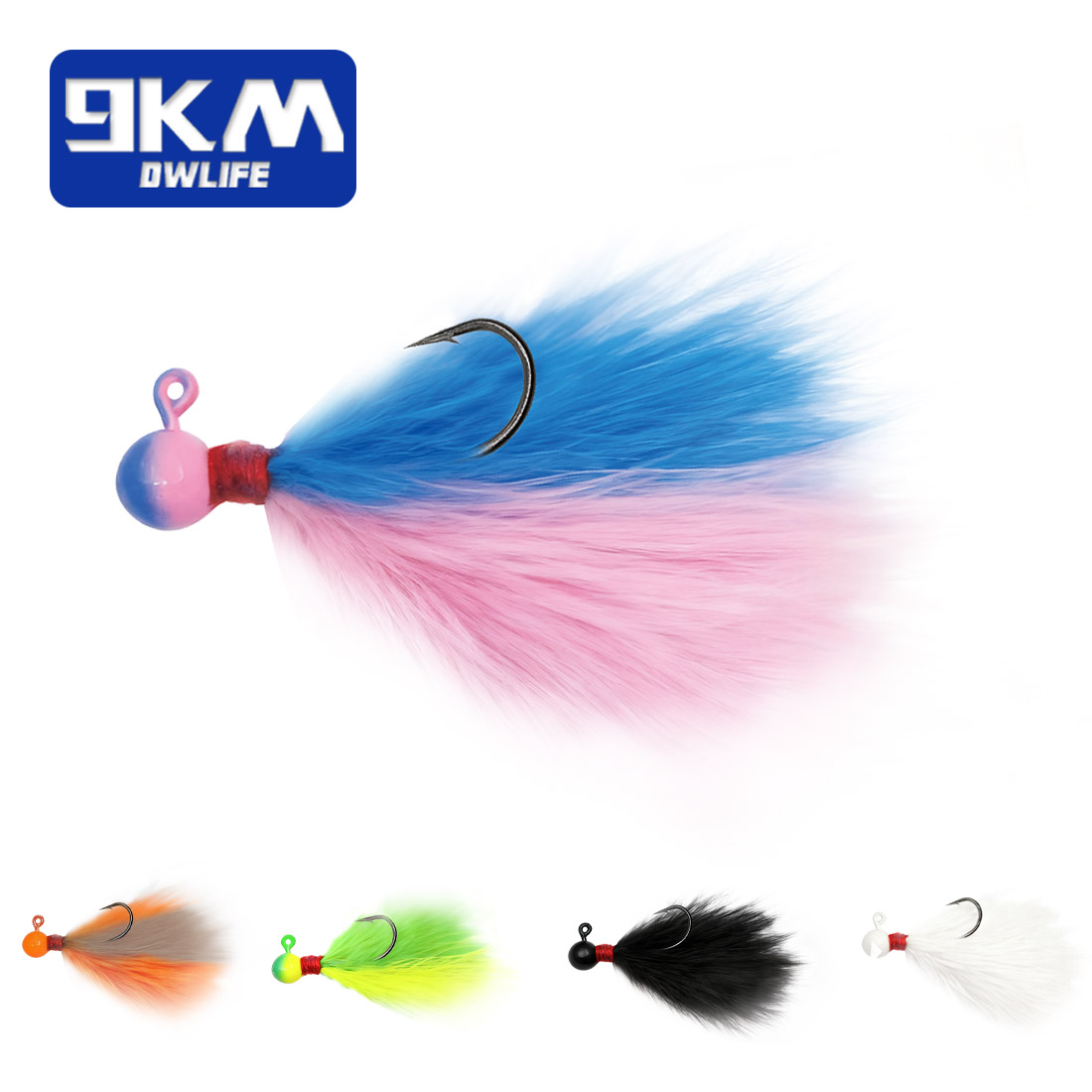 9KM 5pcs Kit Umpan Marabou Cam - Fishing Hook Assortment ulasan dan harga