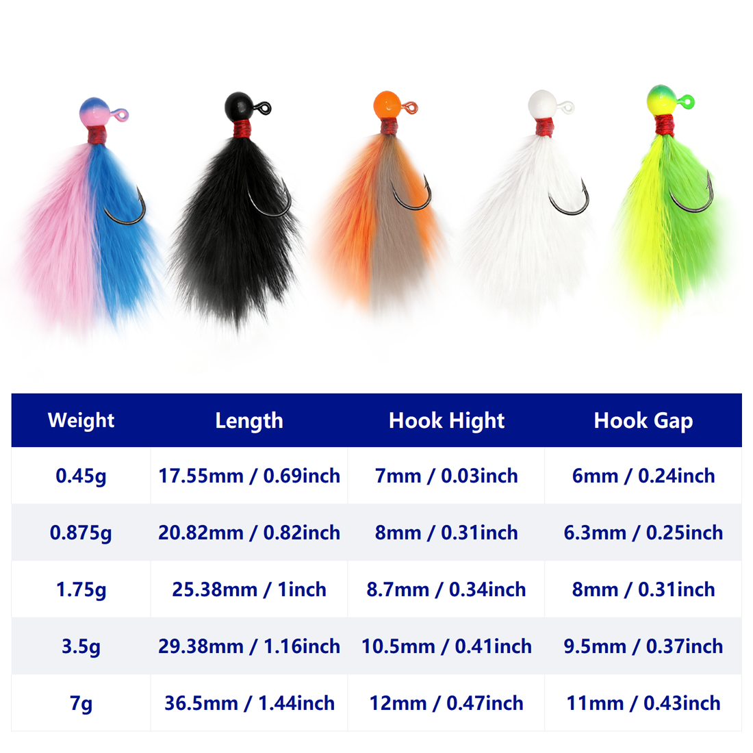 9KM 5pcs Kit Umpan Marabou Cam - Fishing Hook Assortment ulasan dan harga
