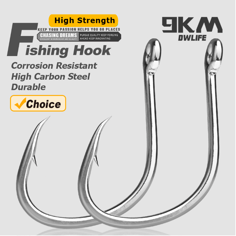 Kait pancing air asin 9KM, kai - Fishing Hook Offset ulasan dan harga