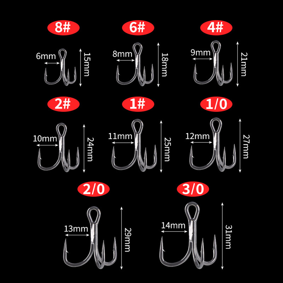 Pancing Kait Treble 6X Kuat Ba - Fishing Hook Offset ulasan dan harga